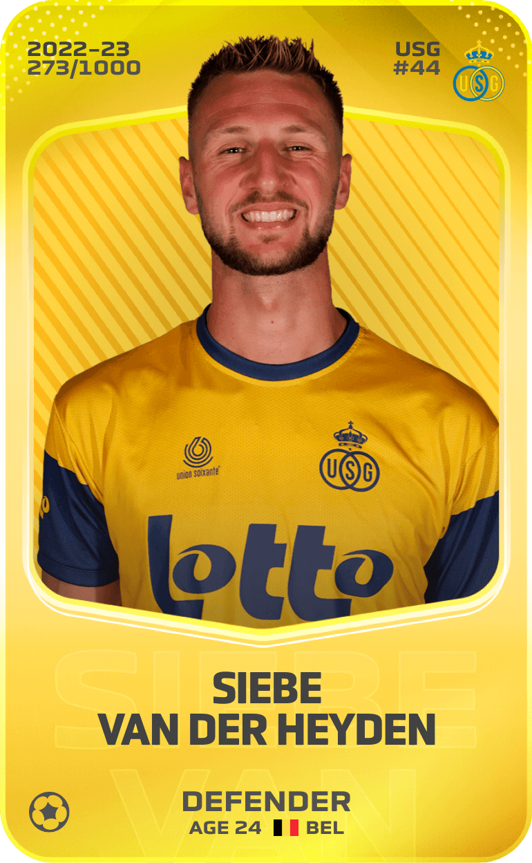 Siebe Van der Heyden 2022-23 • Limited 273/1000