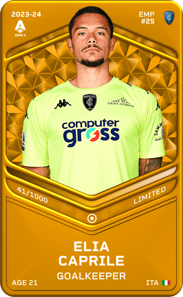 Elia Caprile 2023-24 • Limited 41/1000