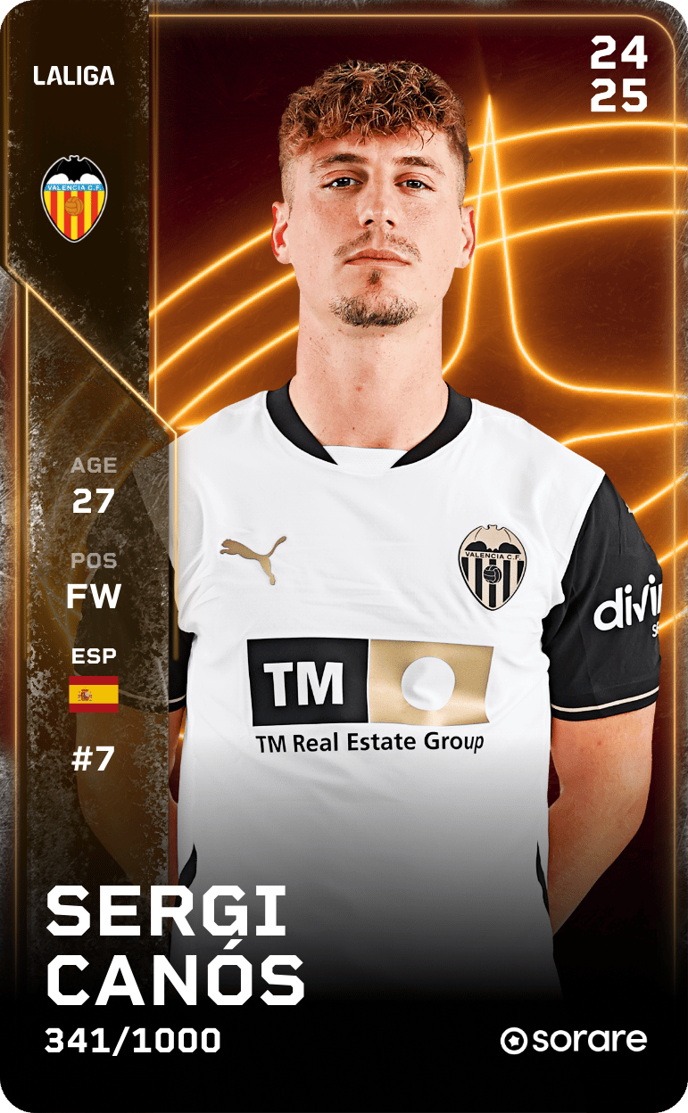 Sergi Canós 2024-25 • Limited 341/1000