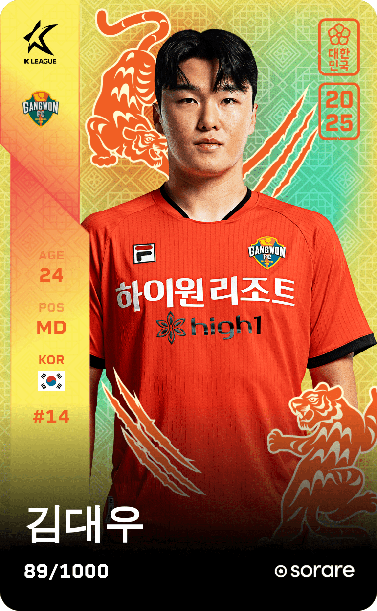 Kim Dae-Woo 2025-26 • Limited 89/1000
