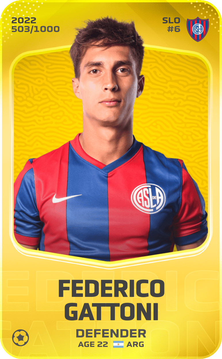 Federico Gattoni 2022-23 • Limited 503/1000