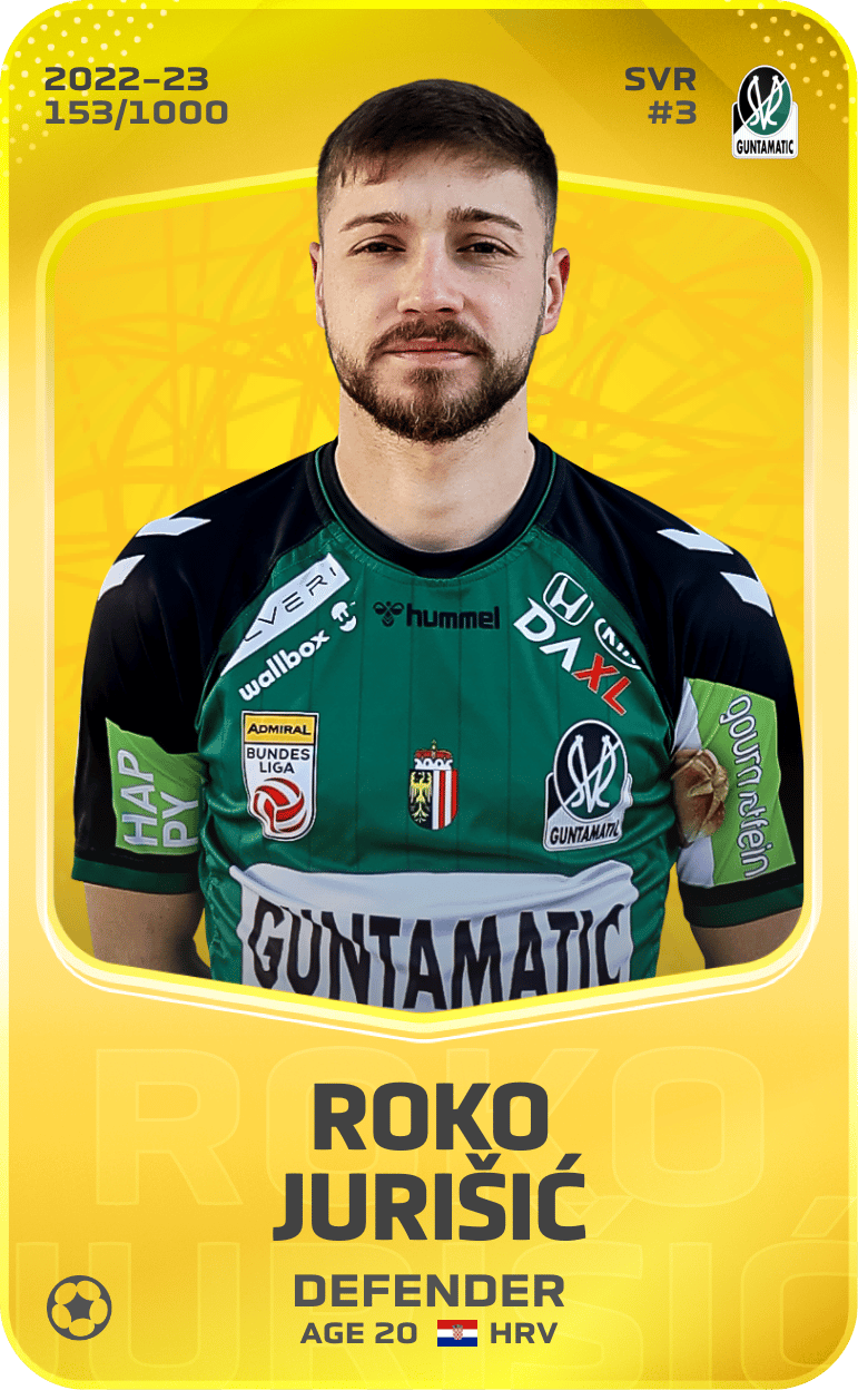 Roko Jurišić 2022-23 • Limited 153/1000