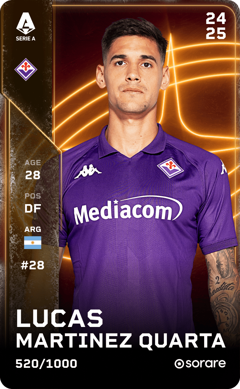 Lucas Martinez Quarta 2024-25 • Limited 520/1000