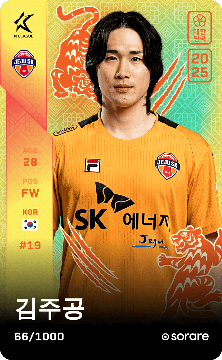Kim Ju-Kong 2025-26 • Limited 66/1000