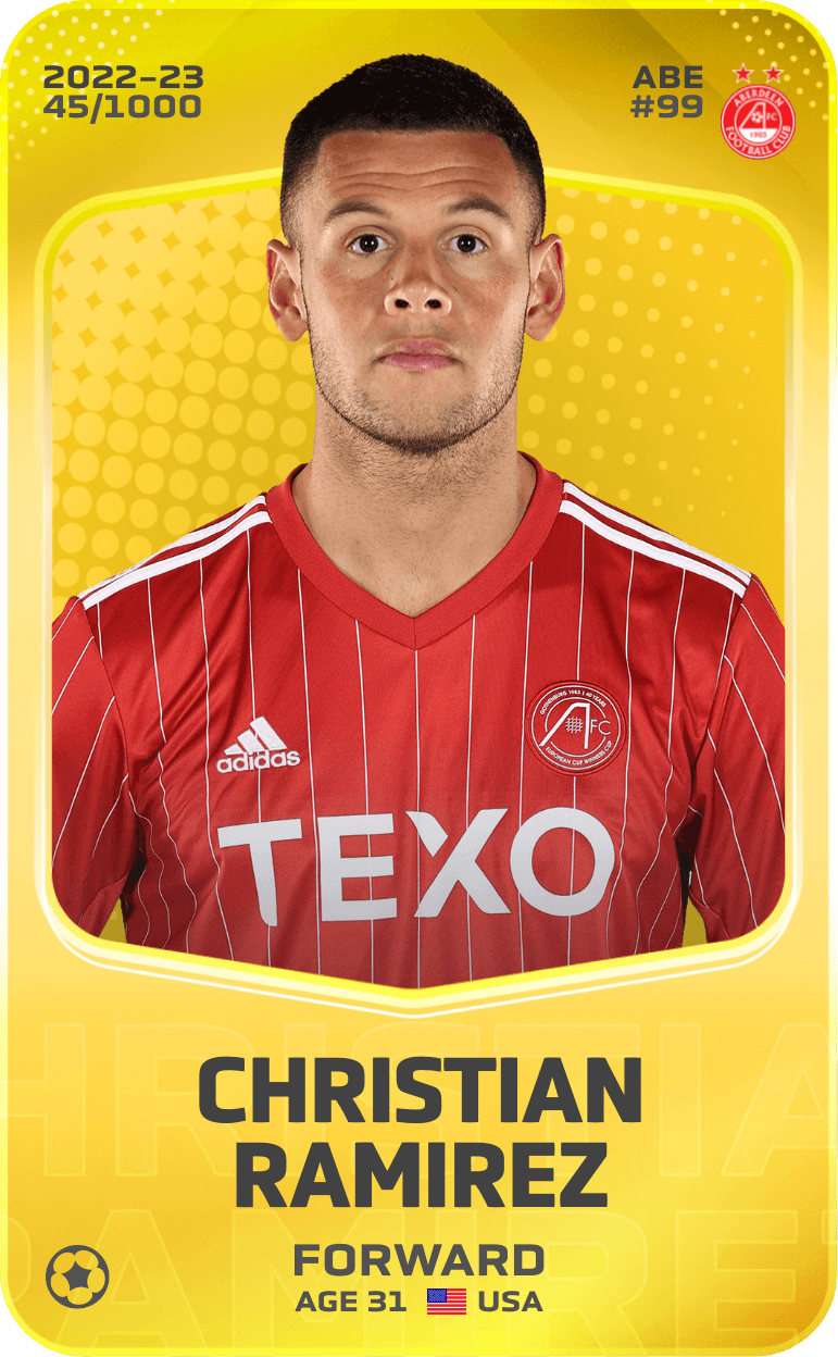 Christian Ramirez 2022-23 • Limited 45/1000