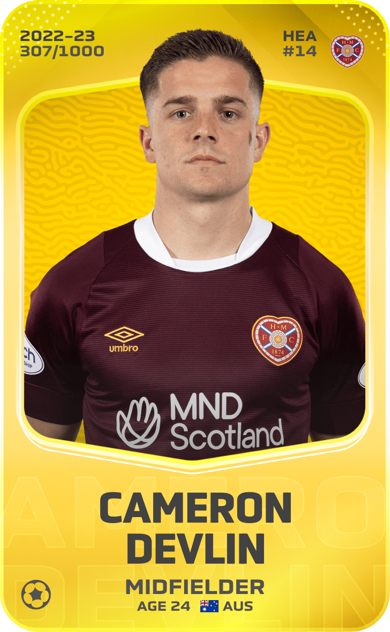 Cameron Devlin 2022-23 • Limited 307/1000