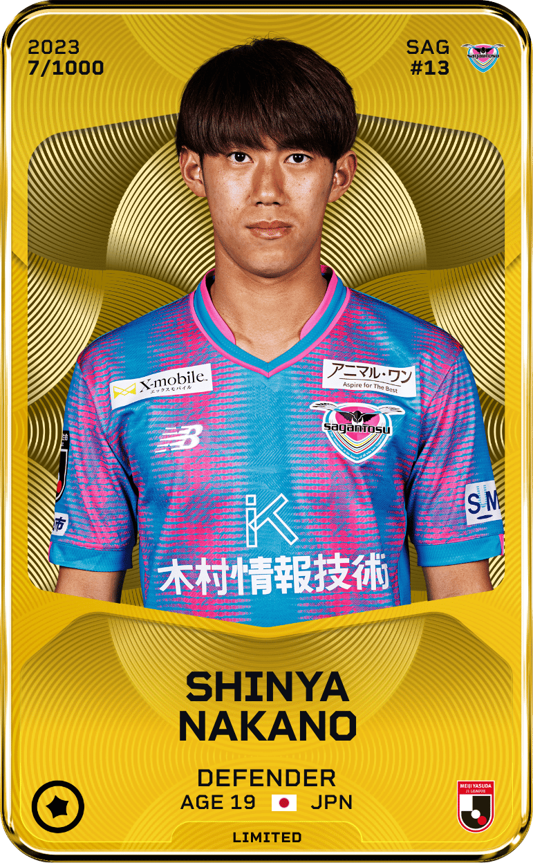 Shinya Nakano 2023-24 • Limited 7/1000