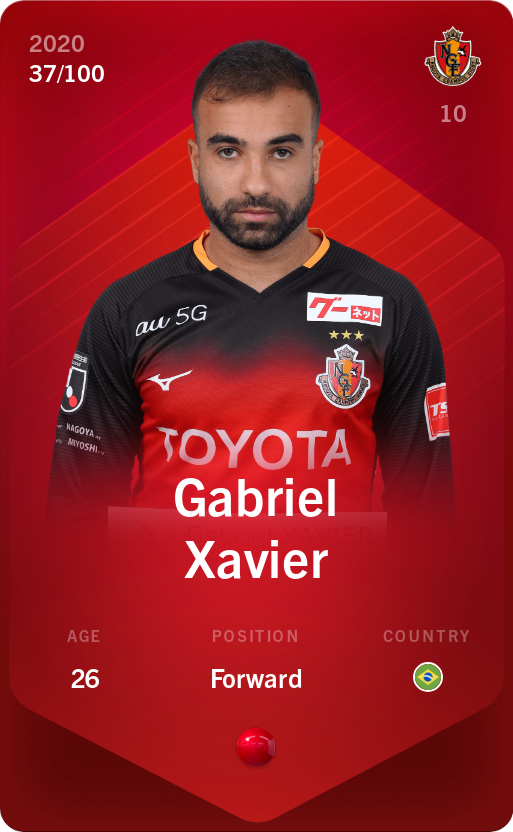Sorare - Sorare Official - Gabriel Xavier 2020-21 • Rare 37/100 - NFT # 30058909851910484365907535265405163950999285130763021197073372354320403729822