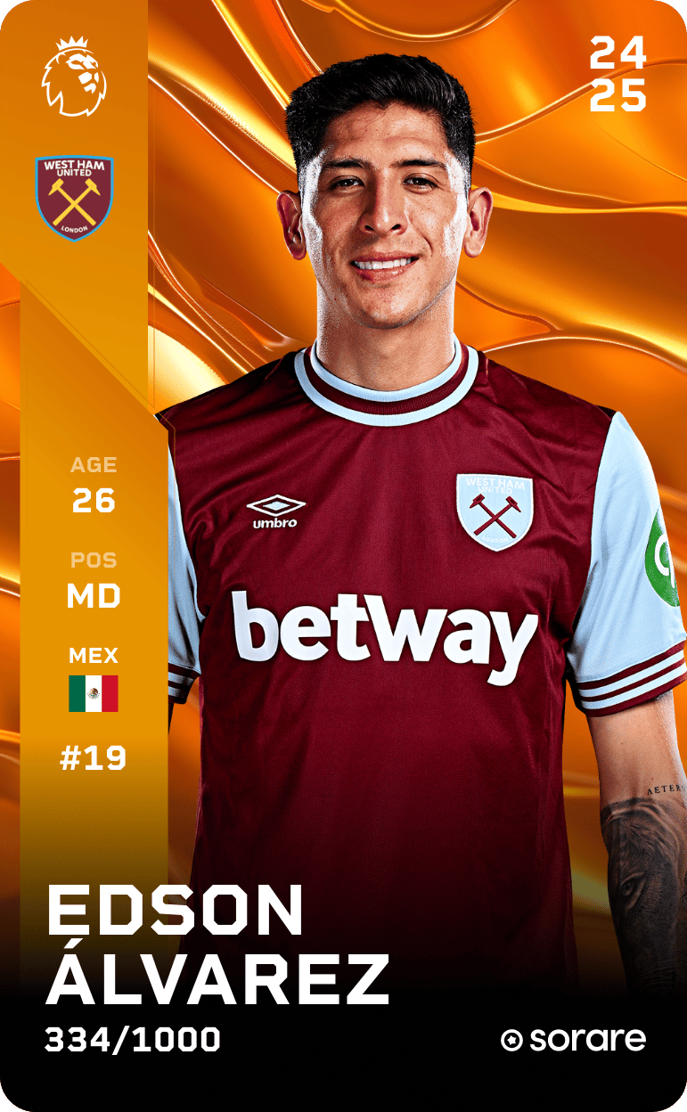 Edson Álvarez 2024-25 • Limited 334/1000