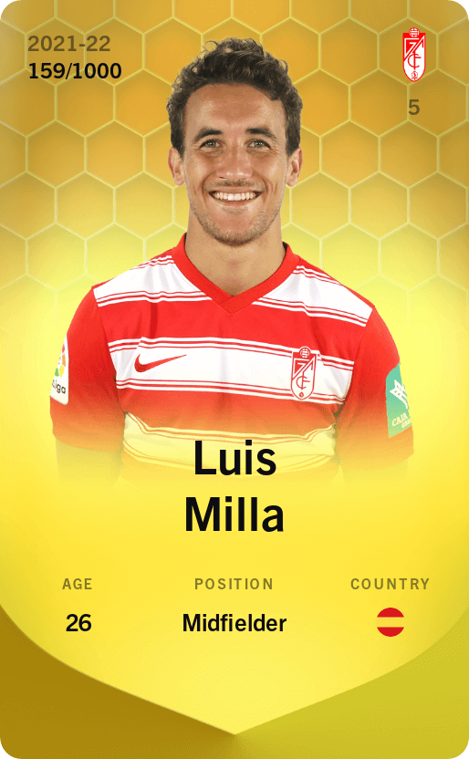 Luis Milla 2021-22 • Limited 159/1000