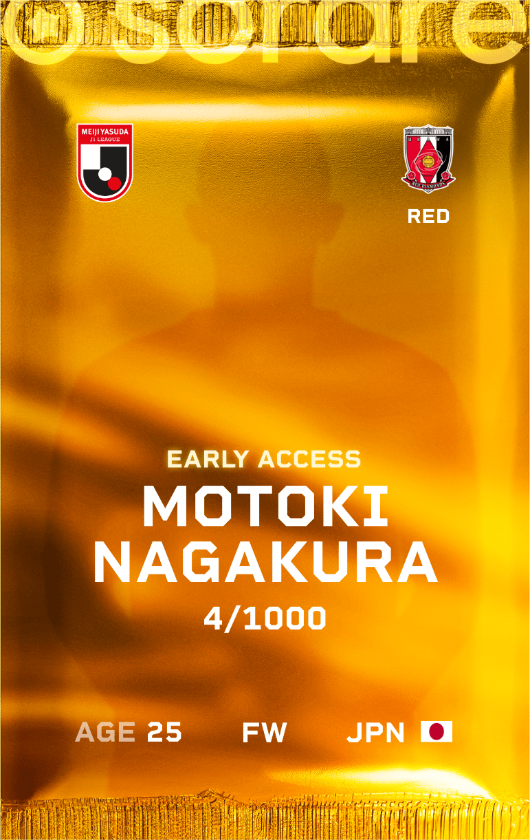 Motoki Nagakura 2025-26 • Limited 4/1000