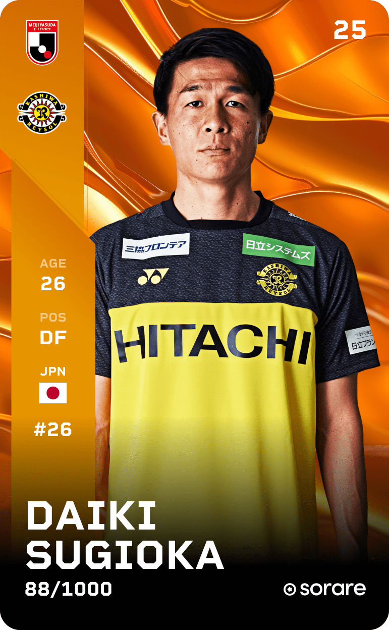 Daiki Sugioka 2025-26 • Limited 88/1000