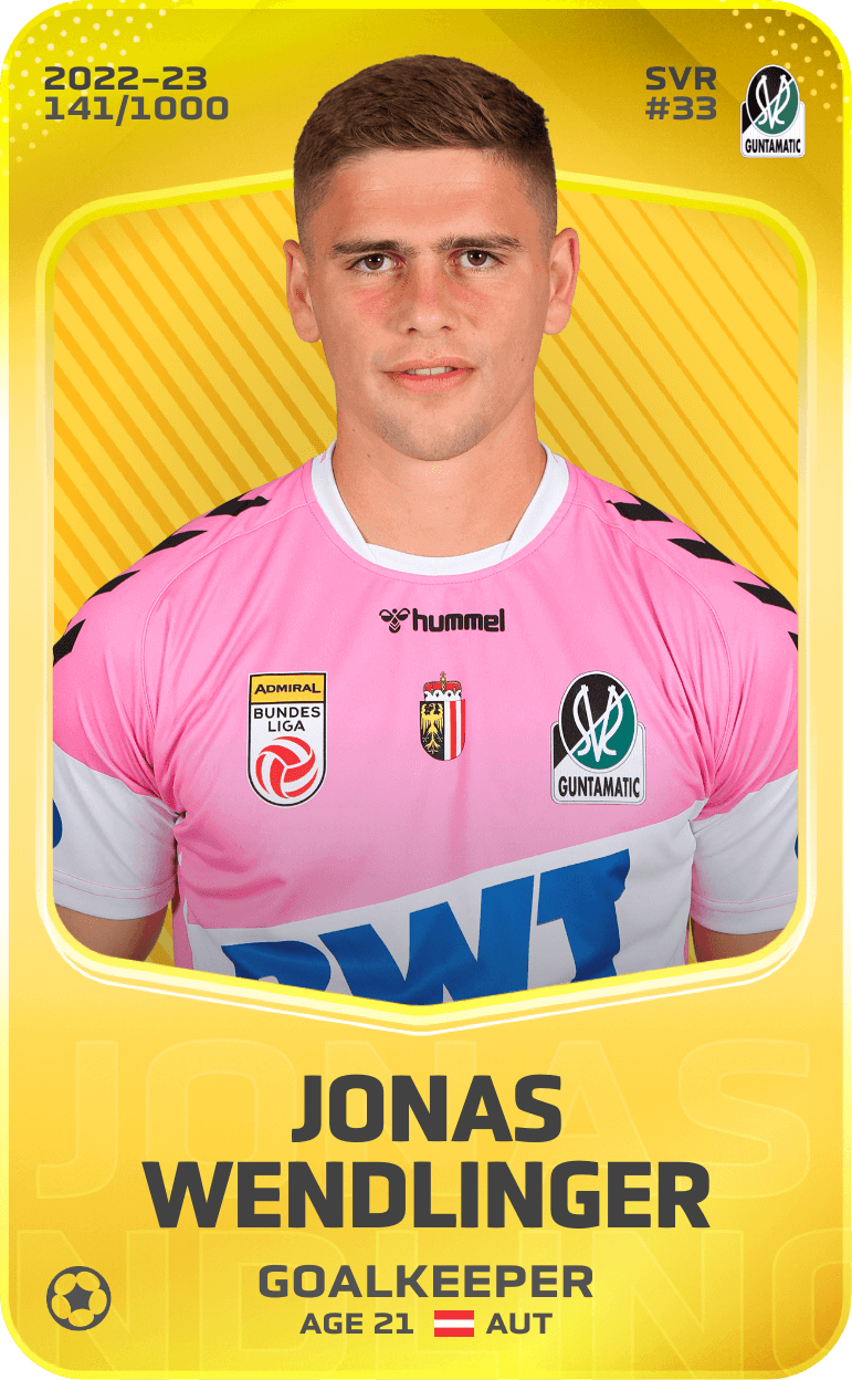 Jonas Wendlinger 2022-23 • Limited 141/1000
