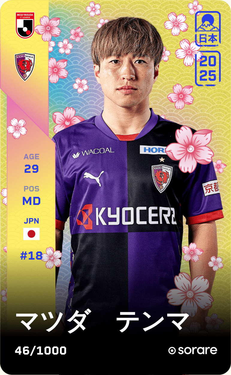 Temma Matsuda 2025-26 • Limited 46/1000