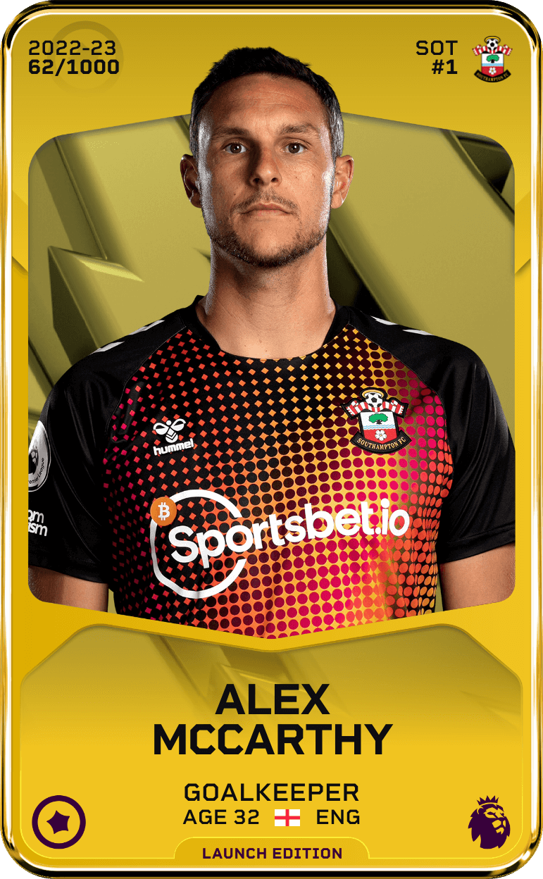 Alex McCarthy 2022-23 • Limited 62/1000