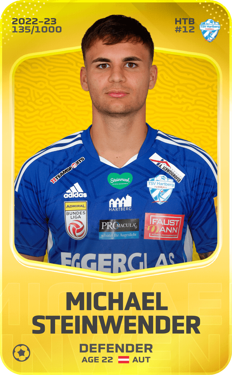 Michael Steinwender 2022-23 • Limited 135/1000