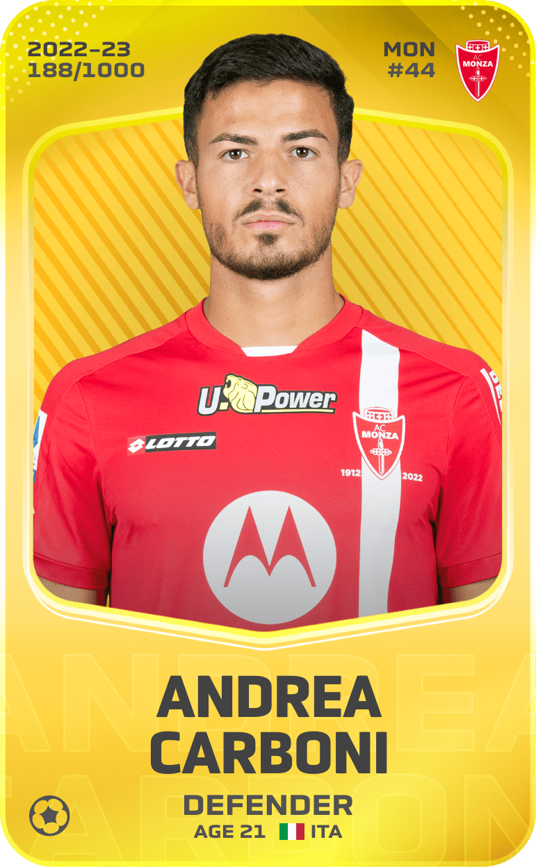 Andrea Carboni 2022-23 • Limited 188/1000
