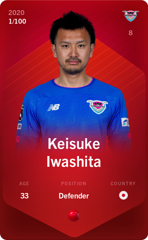 Keisuke Iwashita 2020-21 • Rare 1/100