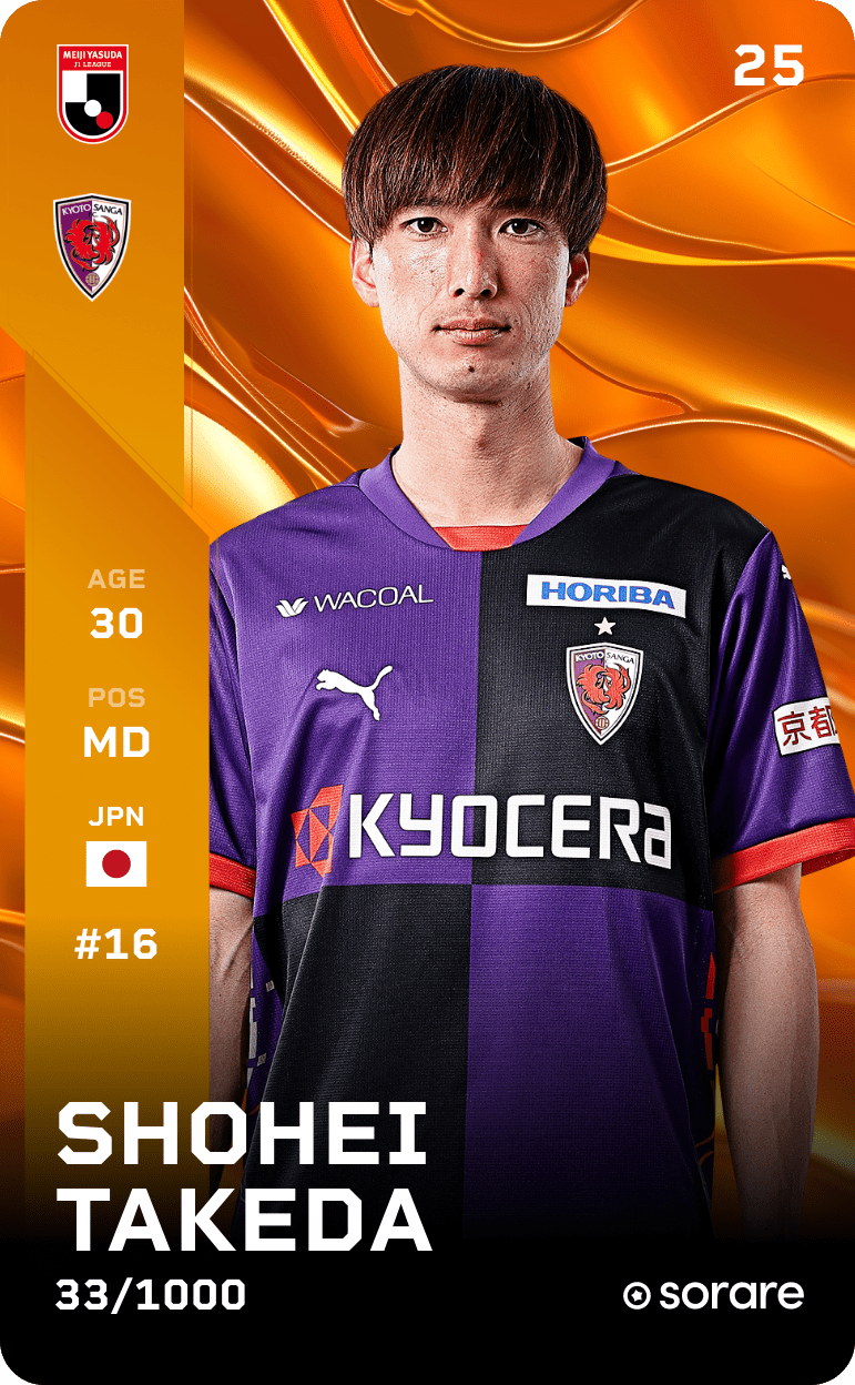 Shohei Takeda 2025-26 • Limited 33/1000