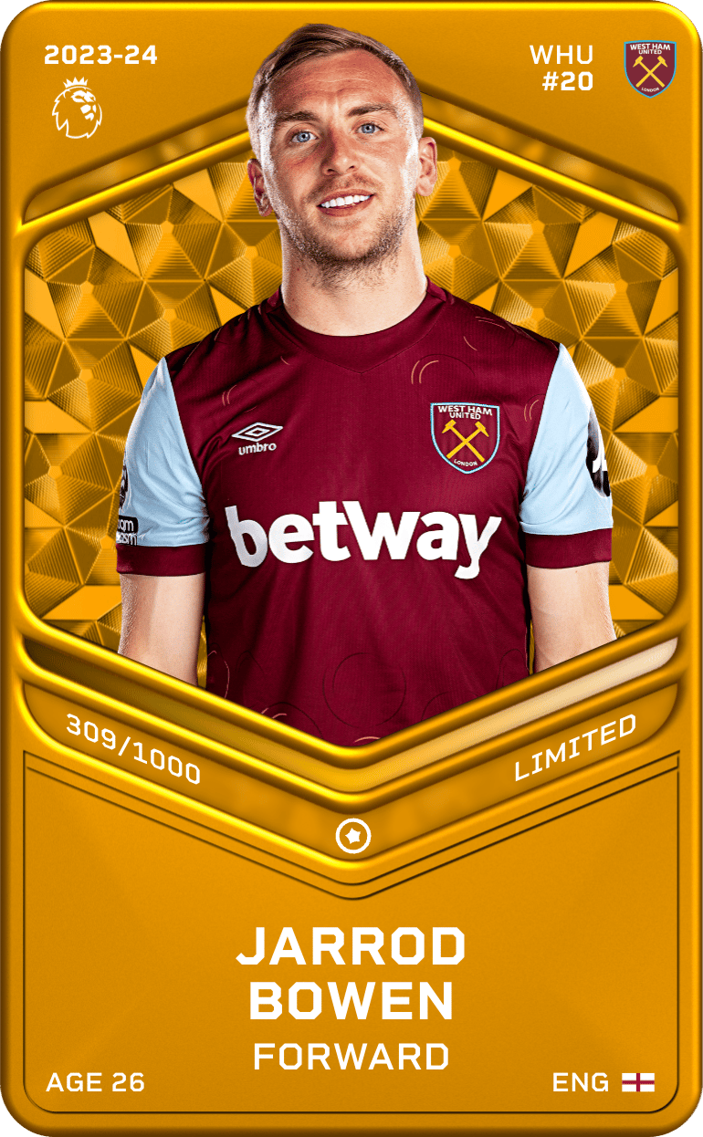 Jarrod Bowen 2023-24 • Limited 309/1000