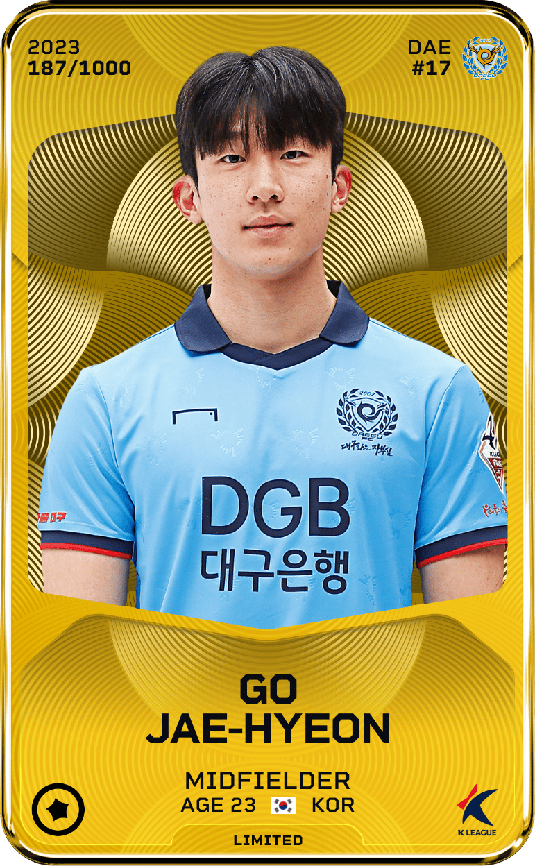 Go Jae-Hyeon 2023-24 • Limited 187/1000
