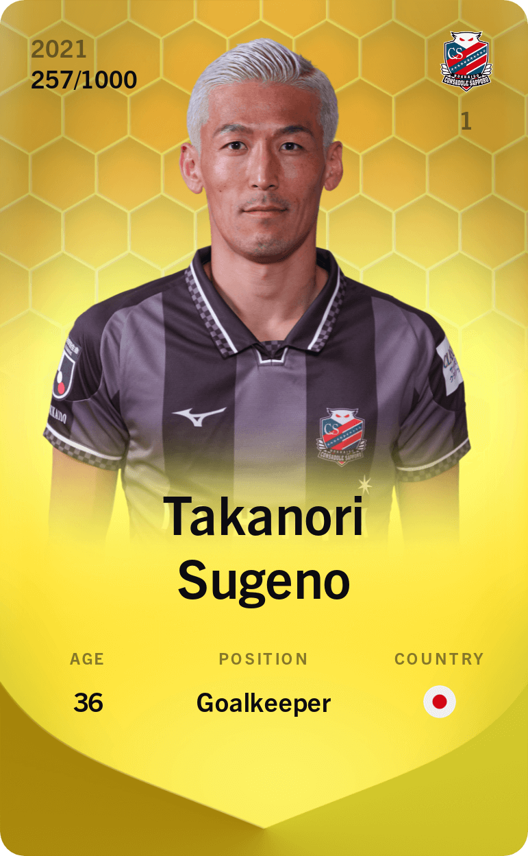 Takanori Sugeno 2021-22 • Limited 257/1000