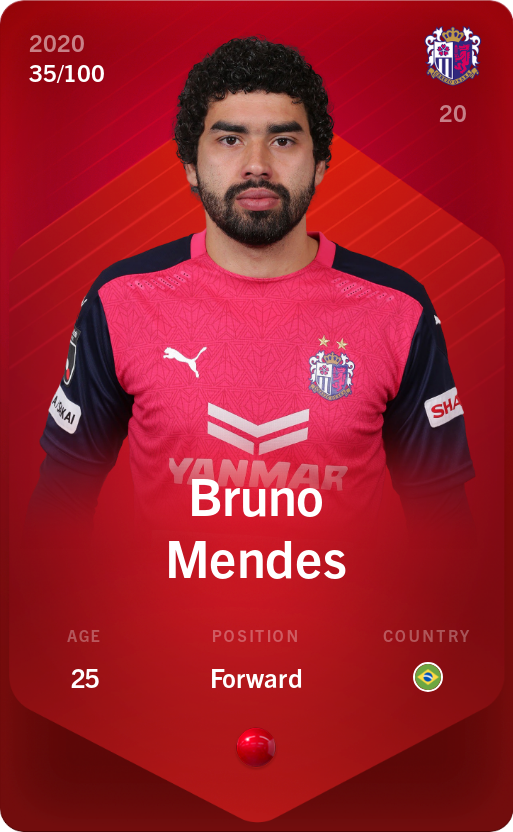 Sorare - Sorare Official - Bruno Mendes 2020-21 • Rare 35/100 - NFT # 84008039623030765200604649934804297741058795881653838850004710957087837526248