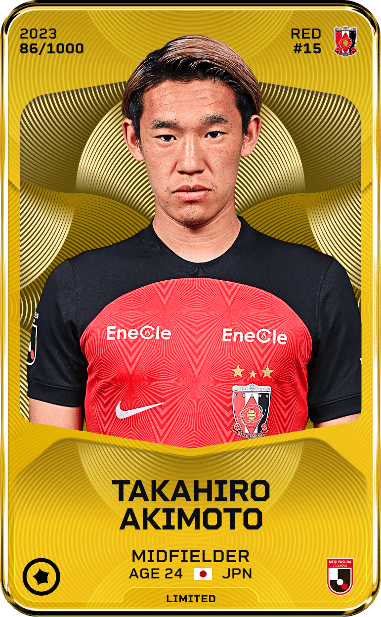 Takahiro Akimoto 2023-24 • Limited 86/1000