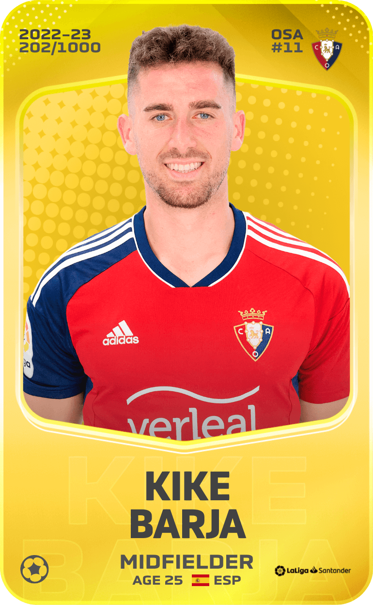 Kike Barja 2022-23 • Limited 202/1000