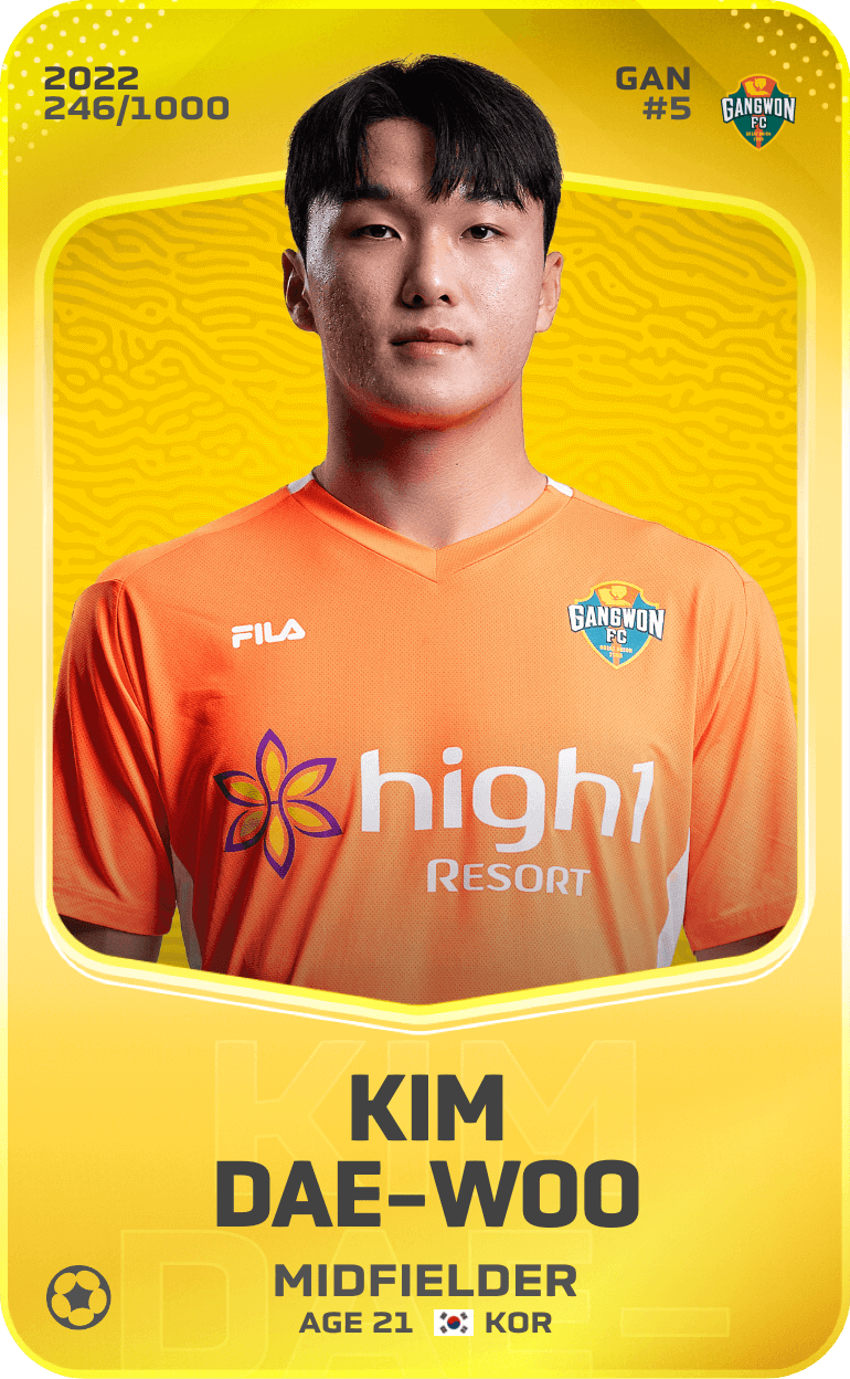 Kim Dae-Woo 2022-23 • Limited 246/1000