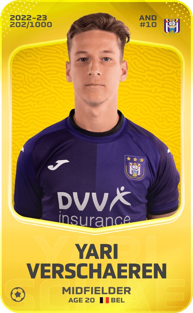 Yari Verschaeren 2022-23 • Limited 202/1000