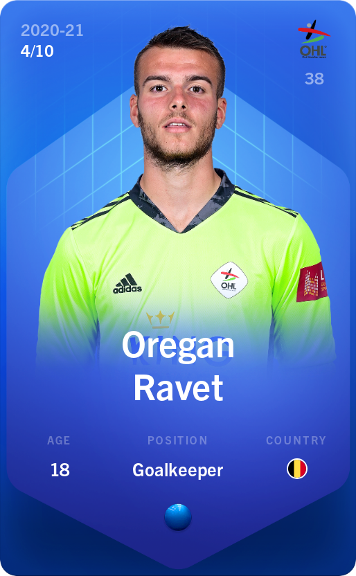 Sorare - Sorare Official - Oregan Ravet 2020-21 • Super Rare 4/10 - NFT # 105838912796261811140883981870887961839060445608501072821341841873462890728774