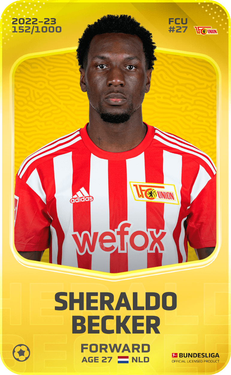 Sheraldo Becker 2022-23 • Limited 152/1000