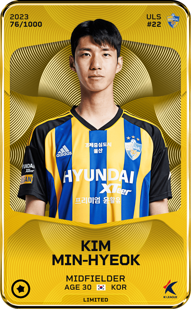 Kim Min-Hyeok 2023-24 • Limited 76/1000