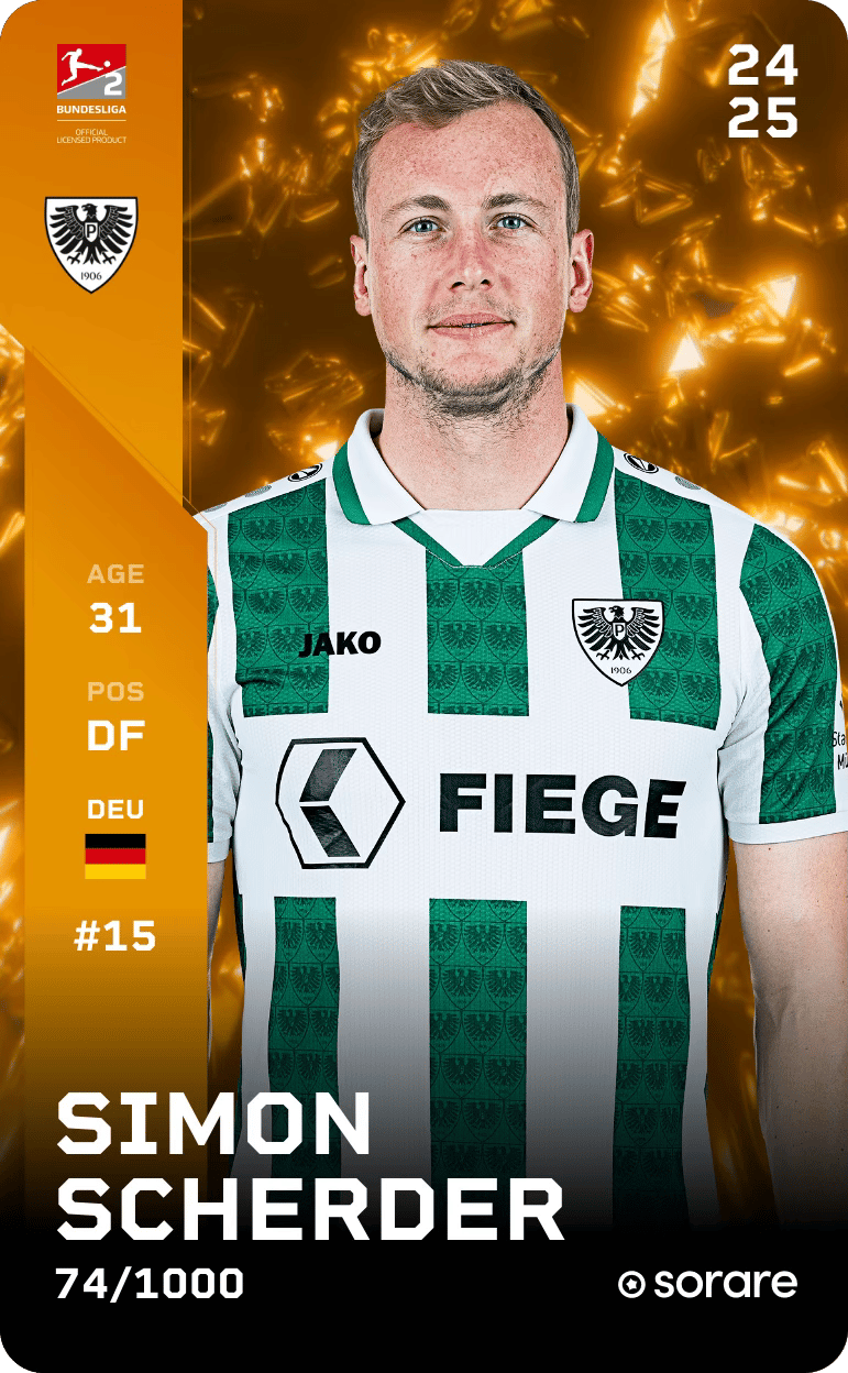 Simon Scherder 2024-25 • Limited 74/1000