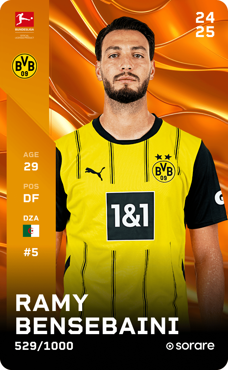 Ramy Bensebaini 2024-25 • Limited 529/1000