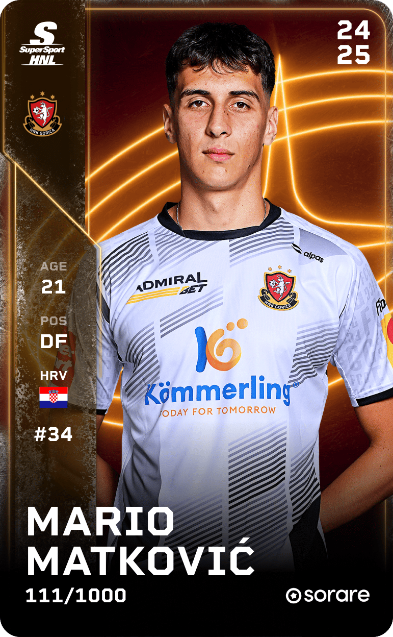 Mario Matković 2024-25 • Limited 111/1000