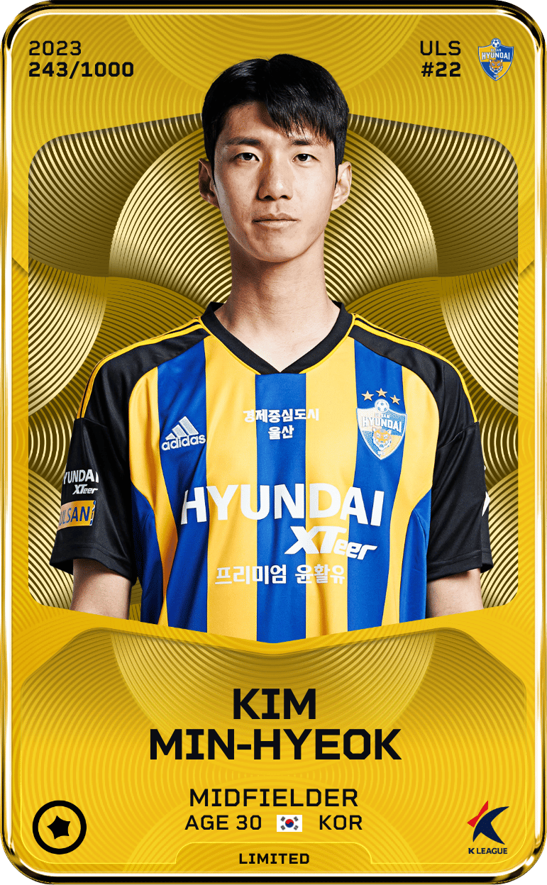Kim Min-Hyeok 2023-24 • Limited 243/1000