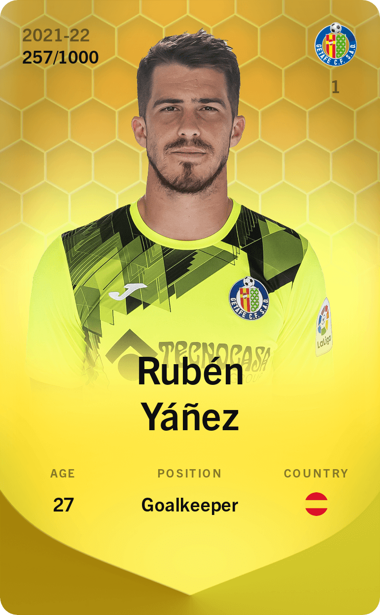 Rubén Yáñez 2021-22 • Limited 257/1000