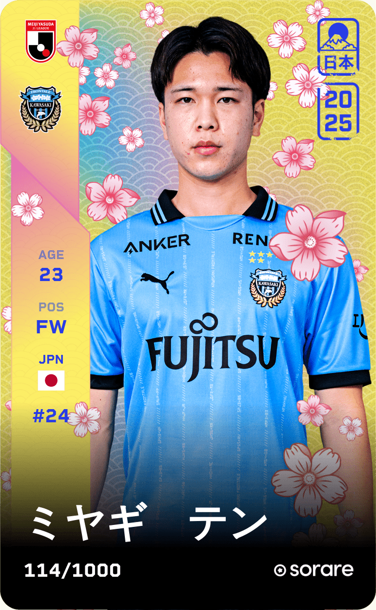 Ten Miyagi 2025-26 • Limited 114/1000