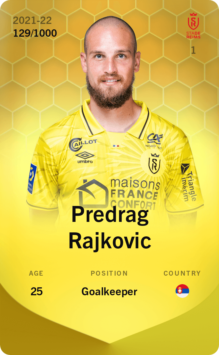Predrag Rajkovic 2021-22 • Limited 129/1000