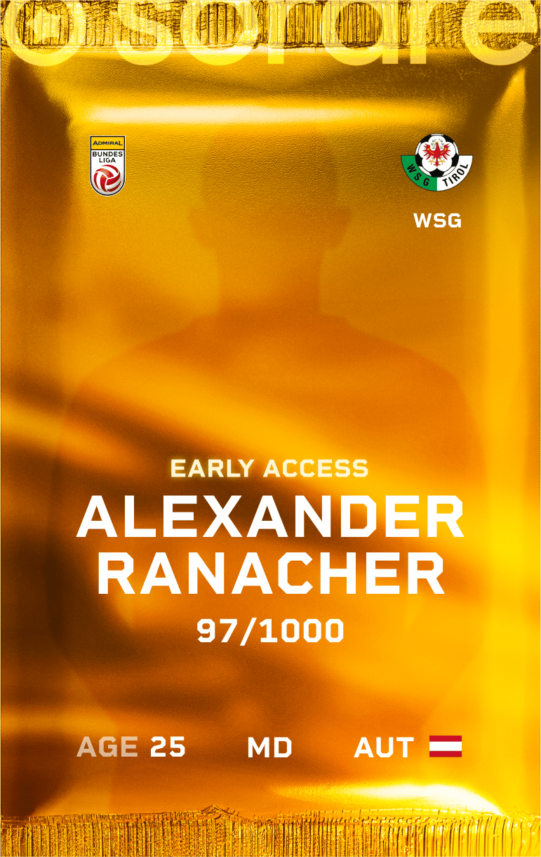Alexander Ranacher 2024-25 • Limited 97/1000