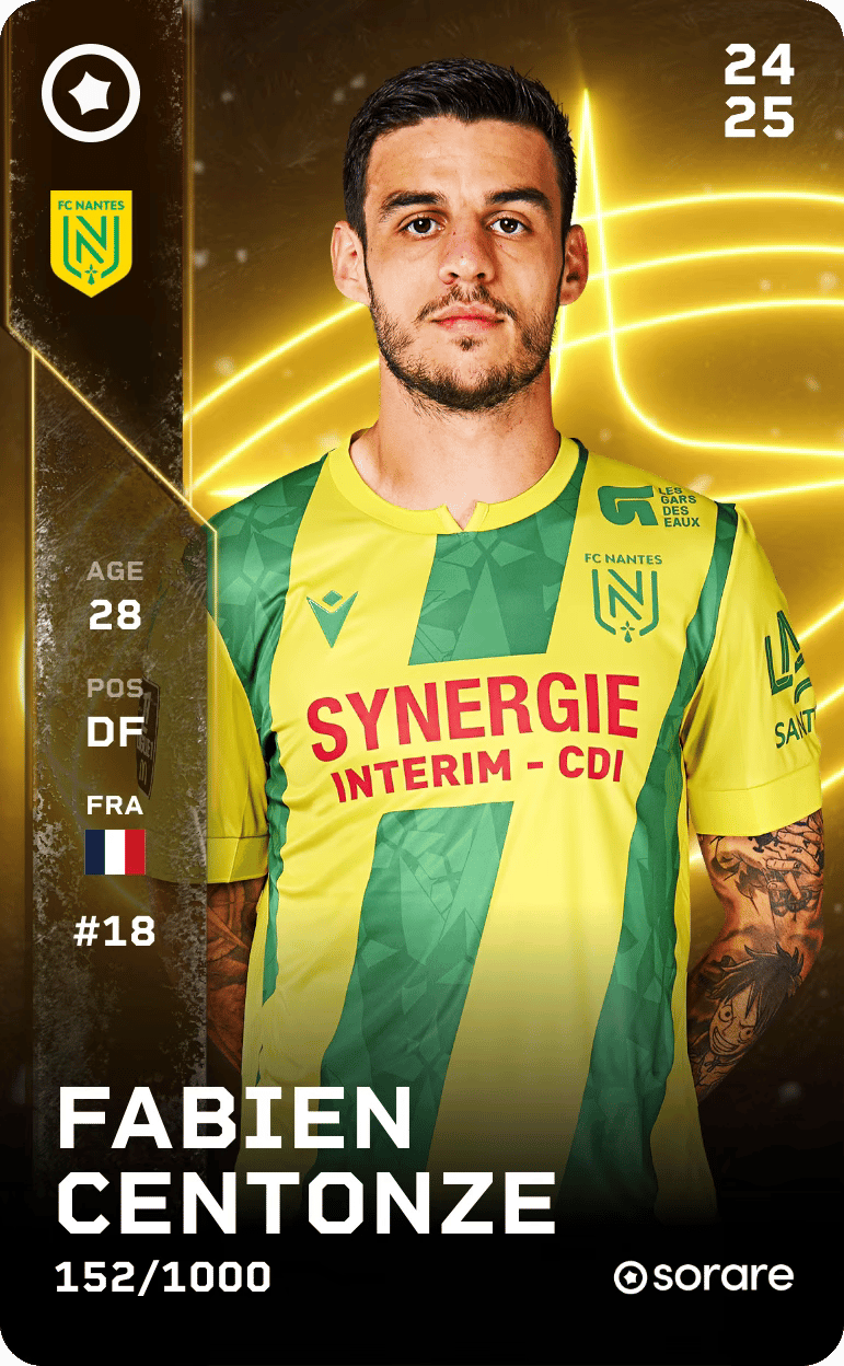 Fabien Centonze 2024-25 • Limited 152/1000