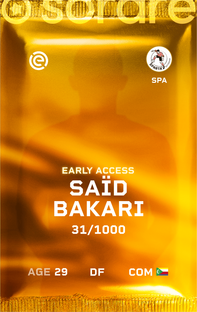 Saïd Bakari 2024-25 • Limited 31/1000