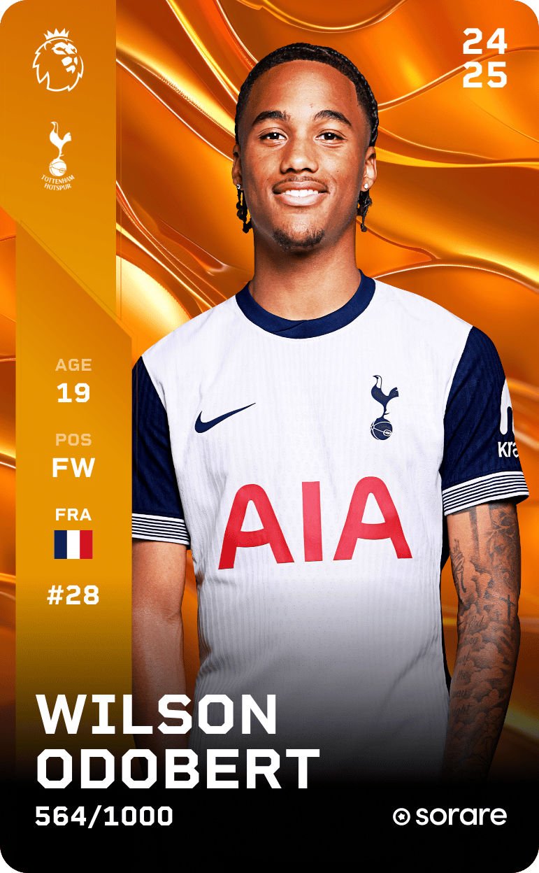 Wilson Odobert 2024-25 • Limited 564/1000