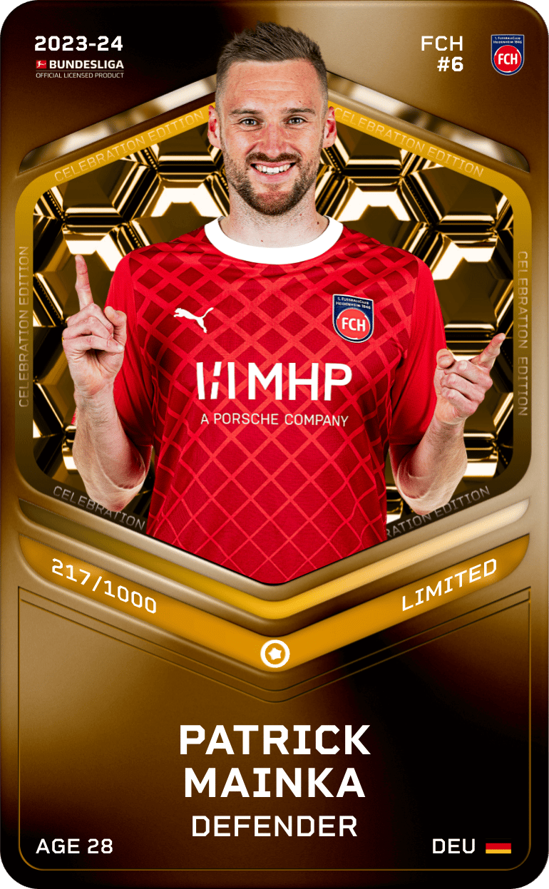 Patrick Mainka 2023-24 • Limited 217/1000
