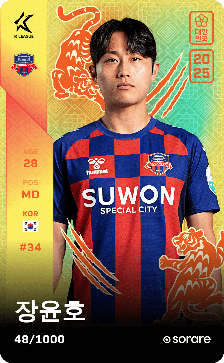 Jang Yun-Ho 2025-26 • Limited 48/1000