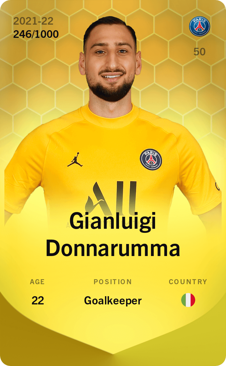Gianluigi Donnarumma 2021-22 • Limited 246/1000