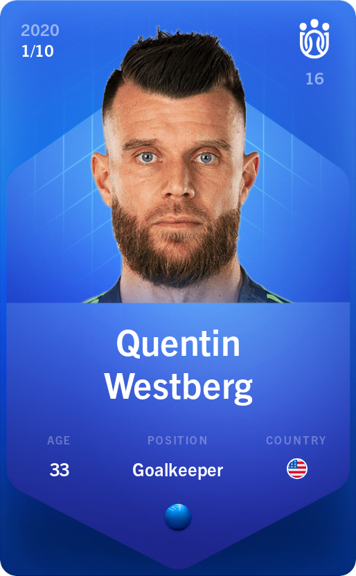 Sorare - Sorare Official - Quentin Westberg 2020-21 • Super Rare 1/10 - NFT # 79003636683151551206300379902868753272730262660684274531601417154396290435763