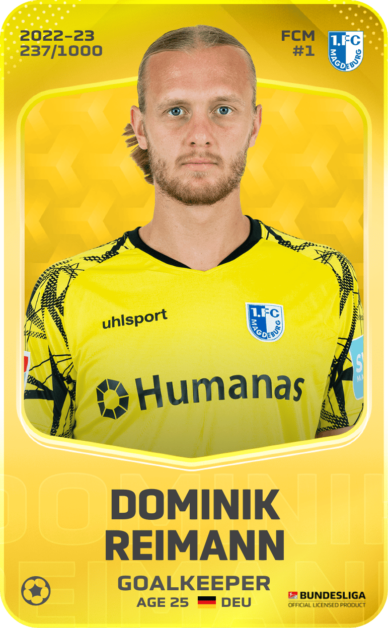 Dominik Reimann 2022-23 • Limited 237/1000